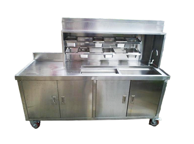不鏽鋼小吃車